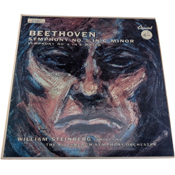 Other - Beethoven Symphonies 5 And 8 Steinberg Capitol p 8292 1955 US Mono Lp VG/VG